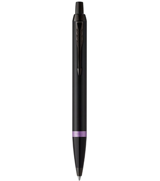 Ручка шариковая Parker IM Vibrant Rings K315 (CW2172951) Amethyst Purple PVD, M, синие чернила, подарочная коробка