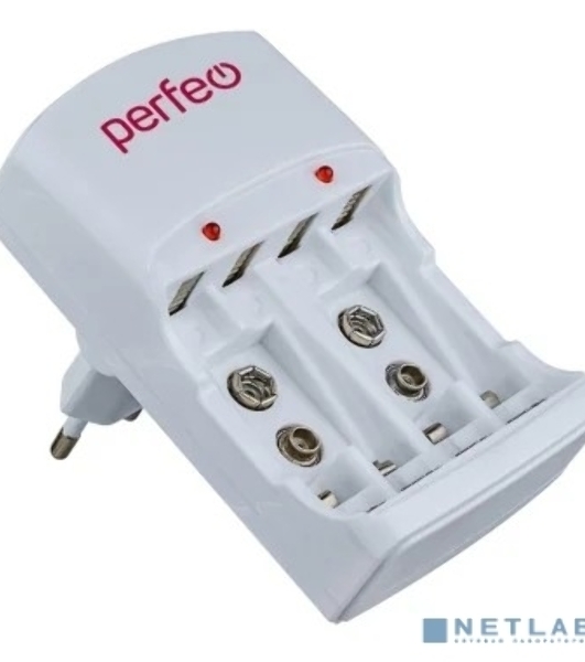 Зарядное устройство Perfeo PF_B4048 PF-VN-421 Ni-MH/CD, 220V, 4 слота, AA/AAA/9V, таймер