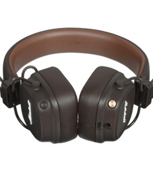 Беспроводные/проводные наушники Marshall Major V коричневый, накладные, Bluetooth + проводной, беспроводная зарядка, до 100 ч