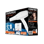 Фен Centek CT-2251 белый, 2100 Вт, ионизация, фото8
