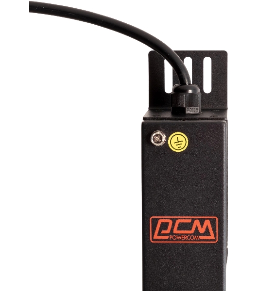 Блок распределения питания Powercom PDU-16AVMS20-18C13-2C19 18xC13+2xC19, 16A, 1,5U (1968234)