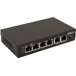 Коммутатор Osnovo SW-20600/D удлинитель FE на 6 портов с питанием по PoE, 4 *10/100 Base-T PoE, 1 *10/100 Base-T Uplink с поддержкой питания по PoE (до 90W), 1 *10/100 Base-T Uplink, PoE на порт - до 30W, суммарно до до 87W, фото3
