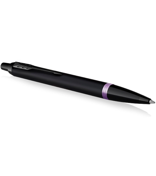 Ручка шариковая Parker IM Vibrant Rings K315 (CW2172951) Amethyst Purple PVD, M, синие чернила, подарочная коробка