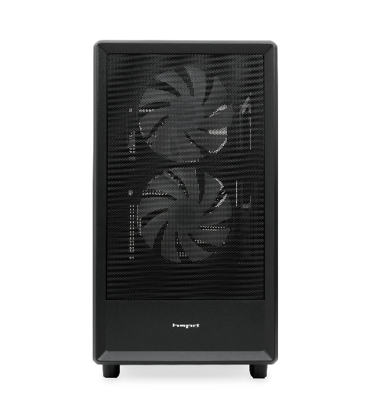 Компьютерный корпус HSPD M310, Mesh Mini-tower, черный, TG, 0.4 SPCC, 3x120мм ARGb mATX, mITX 180/280/160мм 1x2.5', 1x3.5', 4xPCI 2xUSB-A 3.0 452x277x418мм