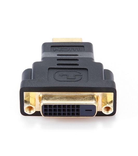 Переходник Gembird Переходник HDMI-DVI 19M/25F, золотые разъемы, пакет