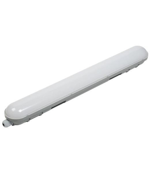 Светильник ДСП IEK LDSP0-1305-18-6500-K01 1305 18Вт 6500К IP65 600мм серый пластик размер 600х88х76 мм, аналог ЛСП-2х18Вт