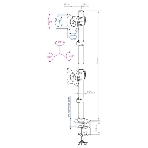 Кронштейн для мониторов Arm Media LCD-T43 черный 15'-32' макс.20кг настольный поворот и наклон верт.перемещ., фото3