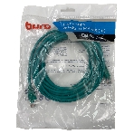 Патч-корд Buro UTP 4 пары cat.5e CCA molded 5м зеленый RJ-45 (m)-RJ-45 (m), фото 1
