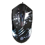 Мышь проводная Oklick 399M STIGMA черный, 1200 dpi, USB, кнопки - 3, фото3
