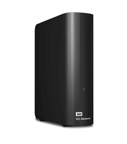 Внешний HDD 3.5' Western Digital Elements Desktop, 16TB, USB 3.2 Gen 1 Type-A, 5400 rpm, черный