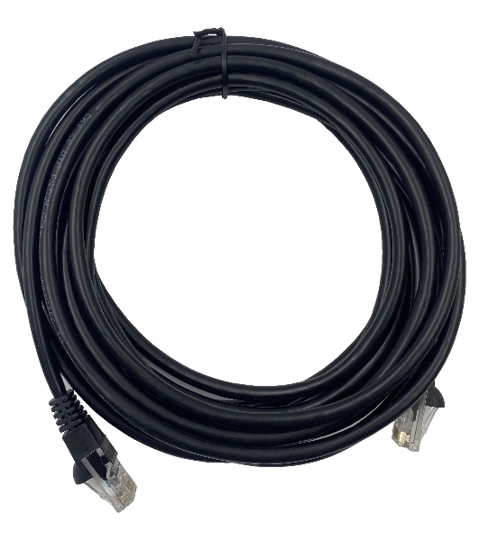 Патч-корд Buro UTP 4 пары cat.5e CCA molded 5м черный RJ-45 (m)-RJ-45 (m)