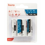 Батарея Buro Alkaline LR6 AA (4шт) блистер, фото4