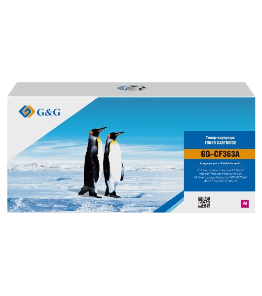 Картридж лазерный G&G GG-CF363A пурпурный (5000 стр.) для HP CLJ M552dn/M553dn/M553N/M553x