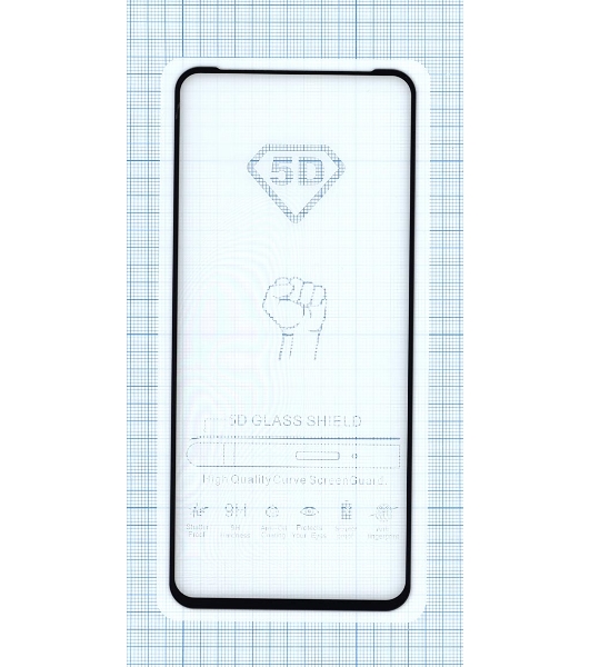 Защитное стекло 'Полное покрытие' для Huawei Honor 30 черный