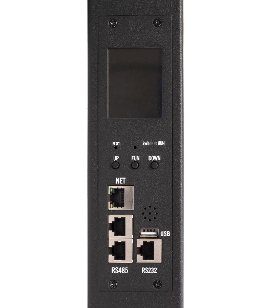Блок распределения питания Powercom PDU-16AVMS20-18C13-2C19 18xC13+2xC19, 16A, 1,5U (1968234)