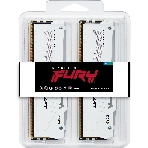 Оперативная память Kingston Fury Beast, DDR5, 32Gb (2x16GB), 5600MHz, CL36, DIMM, радиатор, RGB, белый, фото4