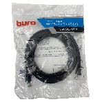 Патч-корд Buro UTP 4 пары cat.5e CCA molded 5м черный RJ-45 (m)-RJ-45 (m), фото 1