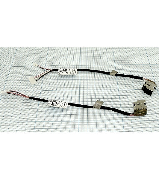 Разъем для ноутбука HP Paviloin DV7-2000 DV7-3000 6pin+2pin с кабелем