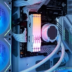 Оперативная память Kingston Fury Beast, DDR5, 32Gb (2x16GB), 5600MHz, CL36, DIMM, радиатор, RGB, белый, фото3
