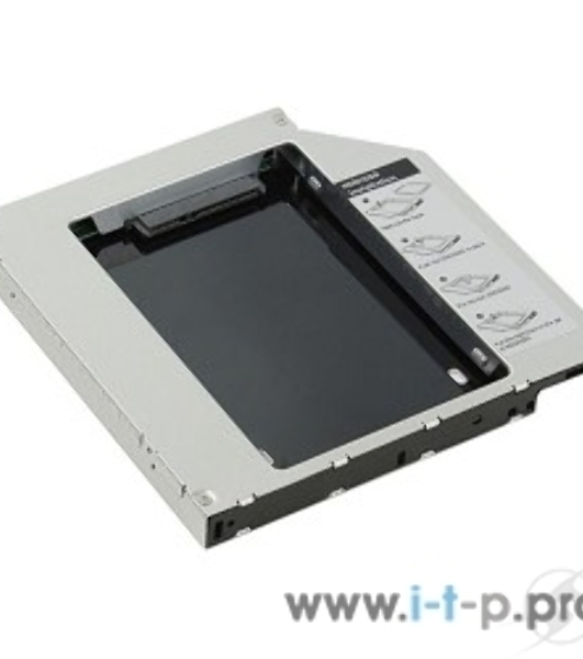 Мобил рек AgeStar SSMR2S, для замены привода в ноутбуке на 2,5', SATA, черный
