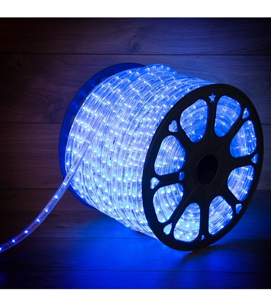 Дюралайт Neon-night LED, эффект мерцания (2W) - синий, 36 LED/м, бухта 100м