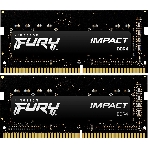 Оперативная память Kingston Fury Impact, DDR4, 16GB (2x8GB), 3200MHz, CL20, SO-DIMM, фото2