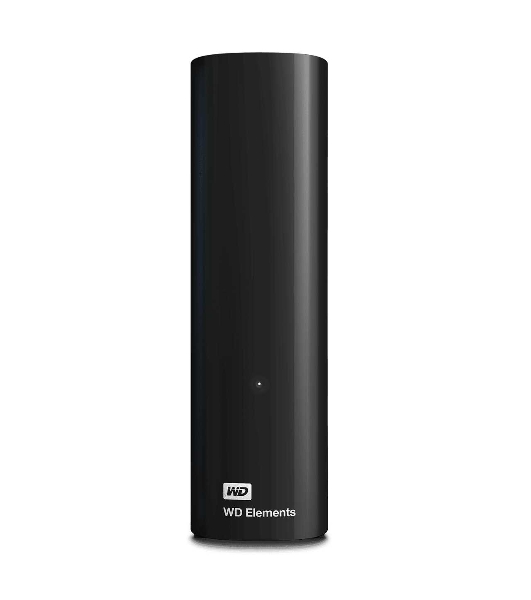 Внешний HDD 3.5' Western Digital Elements Desktop, 16TB, USB 3.2 Gen 1 Type-A, 5400 rpm, черный