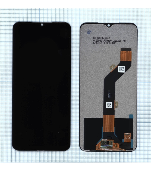 Дисплей для Infinix Hot 12 Pro в сборе с тачскрином черный