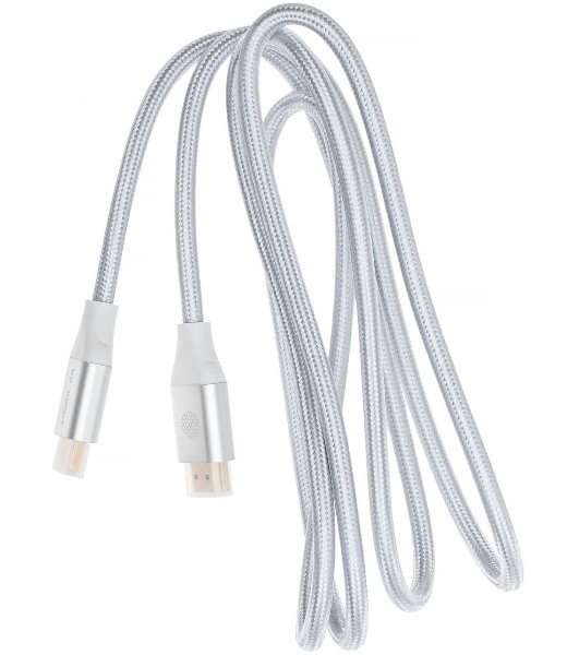 Кабель аудио-видео Cactus CS-HDMI.2.1-1.8 HDMI (m)/HDMI (m) 1.8м. позолоченные контакты серебристый