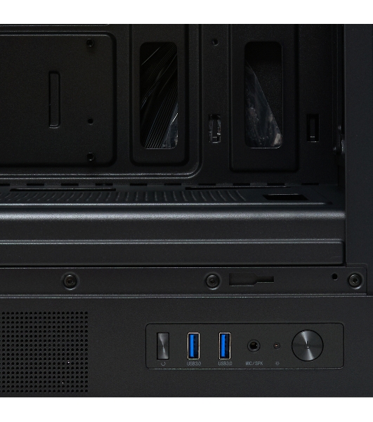 Компьютерный корпус HSPD M310, Mesh Mini-tower, черный, TG, 0.4 SPCC, 3x120мм ARGb mATX, mITX 180/280/160мм 1x2.5', 1x3.5', 4xPCI 2xUSB-A 3.0 452x277x418мм