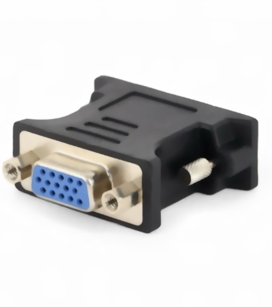 Переходник DVI-VGA Cablexpert A-DVI-VGA-BK, 29M/15F, черный, пакет