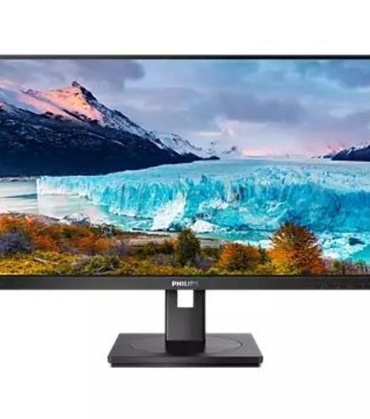 Монитор 23.8' PHILIPS 243S1/00 Black с поворотом экрана (IPS, 1920x1080, 75Hz, 4 ms, 178°/178°, 250 cd/m, 50M:1