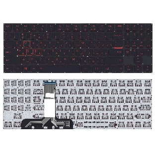 Клавиатура для ноутбука Lenovo Legion Y520 Y520-15IKB черная без рамки