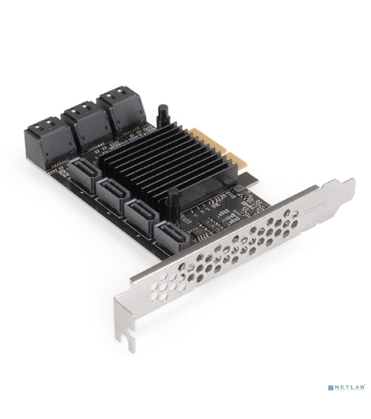 Контроллер ExeGate EXE-510 (PCI-E x4, SATA3 6Gb/s, 10 int, ASMedia Chipset ASM1166+JMB575)