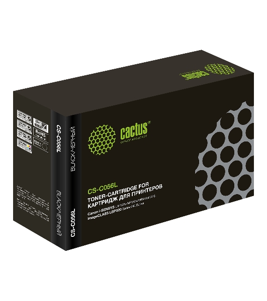 Картридж лазерный Cactus CS-C056L черный (10000 стр.) для Canon imageCLASS LBP320 Series/540 Series