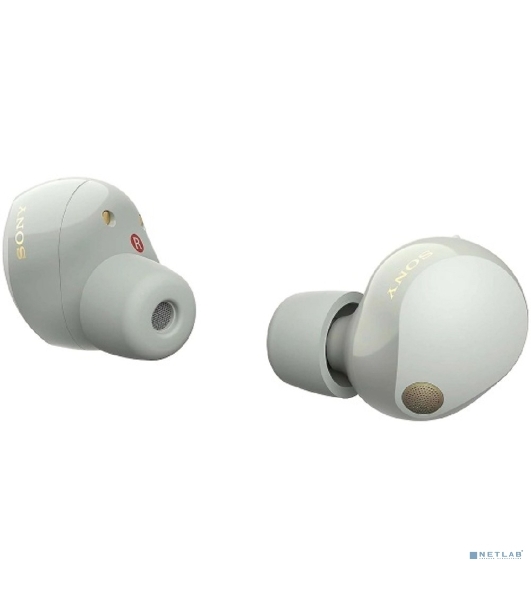 Наушники TWS Sony WF-1000XM5 серебристый, внутриканальные, Bluetooth, активное шумоподавление, беспроводная зарядка, до 8 ч