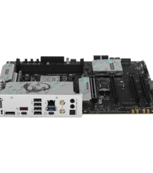 Материнская плата MSI B850 GAMING PLUS WIFI6E, AM5, AMD B850, 4xDDR5, 4xSATA, 2xM.2, 1xPCIe 4.0 x16, 1xPCIe 4.0 x4, 1xPCIe 3.0 x1, 1xDP, 1xHDMI, 1x2.5Gb LAN, Wi-Fi 6E, Bluetooth 5.3, 1xUSB-C 10Gbps, 3xUSB-A 10Gbps, 4xUSB-A 5Gbps, 2x3.5 мм, 7.1, ATX