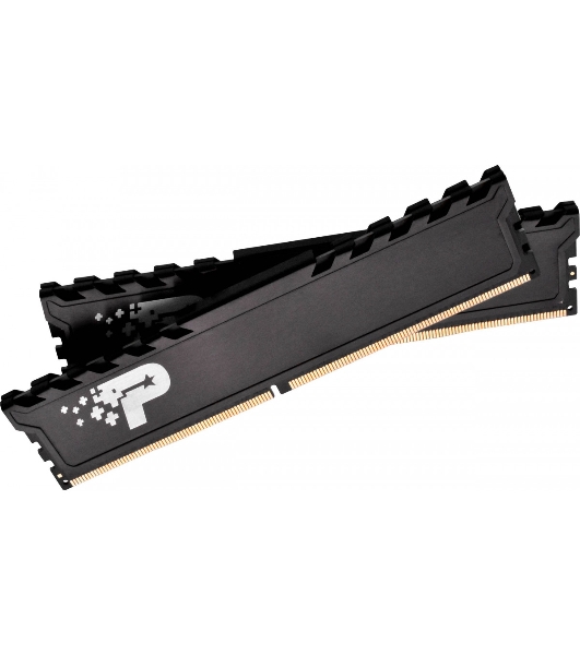 Оперативная память Patriot Signature Premium, DDR4, 16GB (2x8 GB), 2666 MHz, CL19, DIMM, радиатор, черный