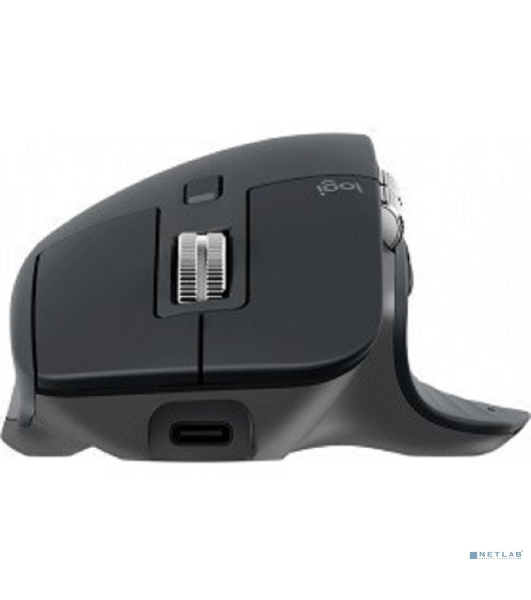 Мышь беспроводная Logitech MX Master 3s графитовый, 8000 dpi, радиоканал, Bluetooth, USB, кнопки - 7