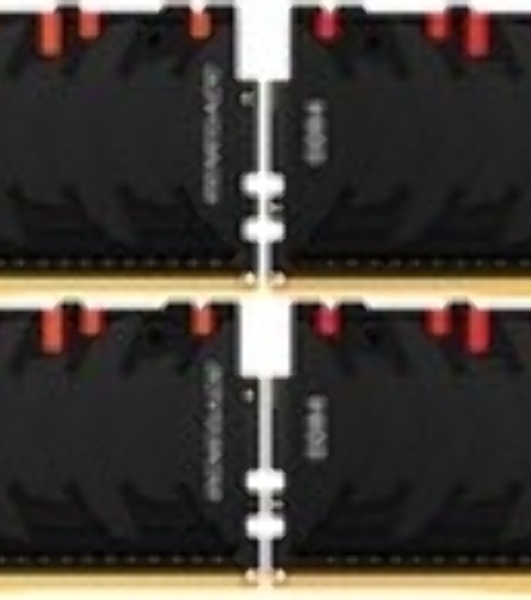 Оперативная память Kingston Fury Renegade, DDR4, 128Gb (4x32Gb), 3600MHz, CL18, DIMM, радиатор, RGB, черный/серебристый