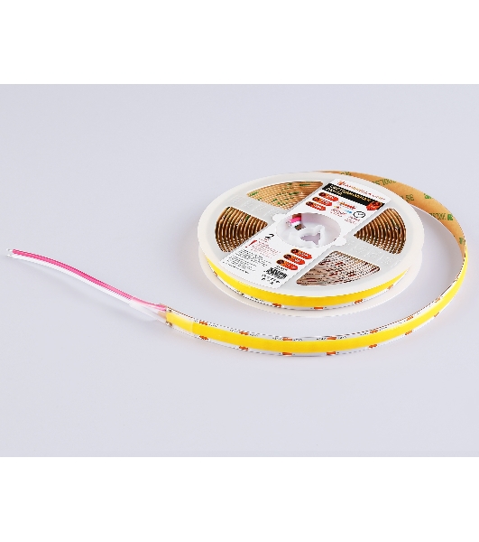 Светодиодная лента Ambrella light GS4801 COB 616Led/19W m/ 24V IP20 3000K/ 5m*12mm*2mm (2 конт.)