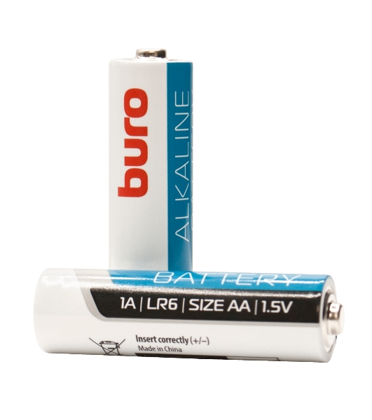 Батарея Buro Alkaline LR6 AA (4шт) блистер