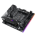 Материнская плата ASUS ROG STRIX X570-I GAMING, AM4, AMD X570, 2xDDR4, 4xSATA, 2xM.2, 1xPCIe 4.0 x16, 1xHDMI, 1xDP, 1x1Gb LAN, Wi-Fi 6, Bluetooth 5.0, 1xUSB-C 10Gbps, 3xUSB-A 10Gbps, 4xUSB-A 5Gbps, 2xUSB-A 2.0, 3x3.5 мм, 7.1, ITX, фото12