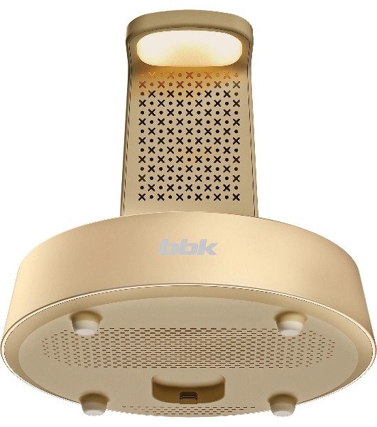 Портативная колонка BBK BTA1110 золотистый 10W 2.0 BT 10м 1800mAh