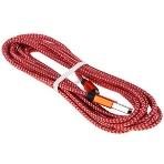 Кабель PERFEO USB2.0 A вилка - Micro USB вилка, красно-белый, 3 м (U4804), фото3