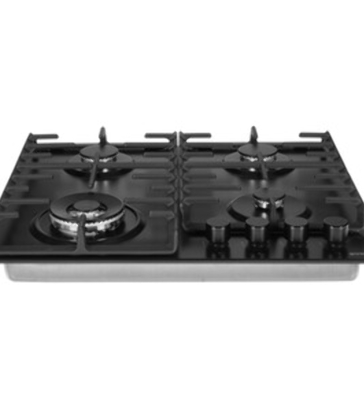 Газовая варочная панель Gorenje GW642SYB, 4 конфорки, эмалированная сталь, черный