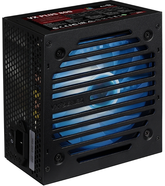 Блок питания Aerocool/Formula VX PLUS 800 RGb, 800Вт, 120мм, черный