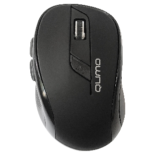Мышь беспроводная Qumo Office Line M63 серый, 1600 dpi, радиоканал, USB, кнопки - 6
