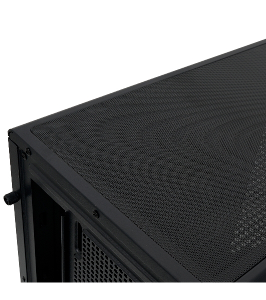 Компьютерный корпус HSPD M310, Mesh Mini-tower, черный, TG, 0.4 SPCC, 3x120мм ARGb mATX, mITX 180/280/160мм 1x2.5', 1x3.5', 4xPCI 2xUSB-A 3.0 452x277x418мм