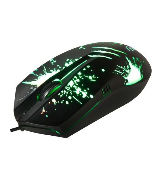Мышь проводная Oklick 399M STIGMA черный, 1200 dpi, USB, кнопки - 3